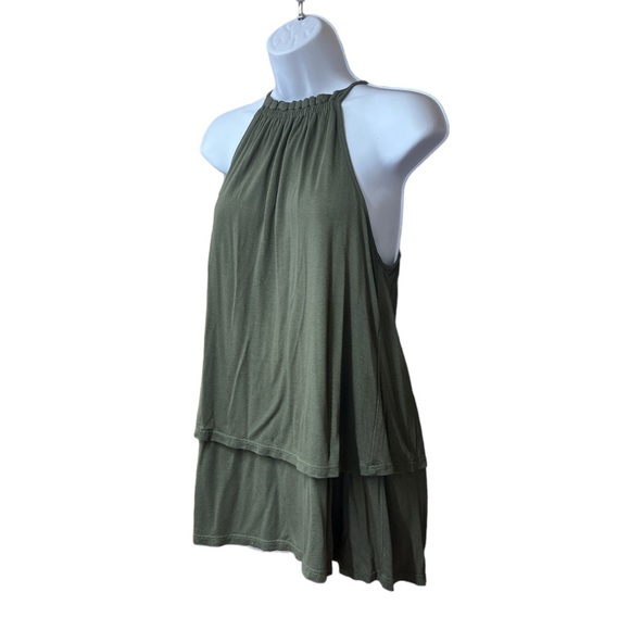 Sz XS Loft Green Sleeveless Top - Picture 4 of 6